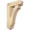 Ekena Millwork Imperial Arts and Crafts Rough Sawn Bracket w/ Offset Brace, Douglas Fir, 8"W x 26"D x 38"H BKT0806X26X38IMP03RDF - alternate 1